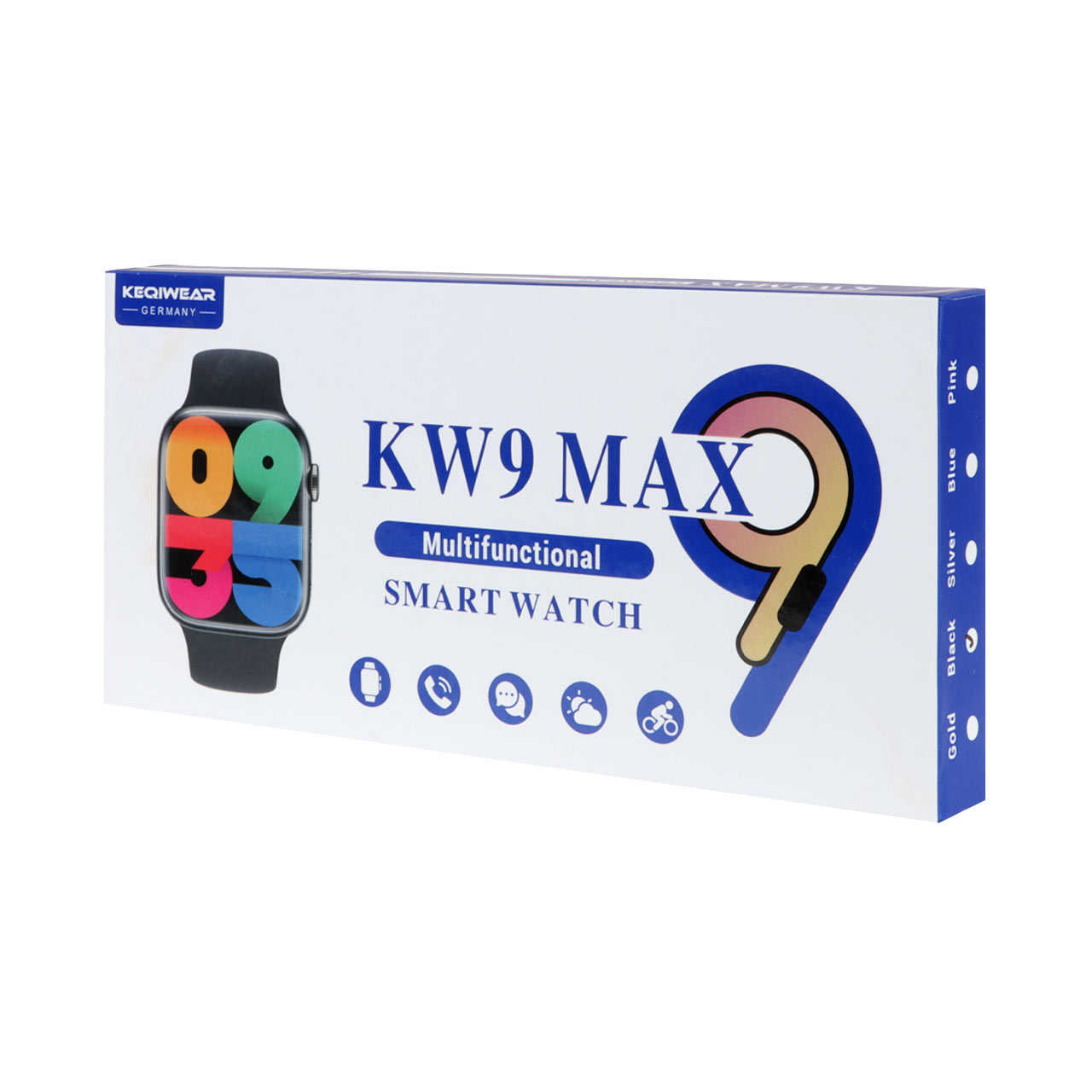ساعت هوشمند سری 9 KEQIWEAR مدل KW9 Max - مشکی